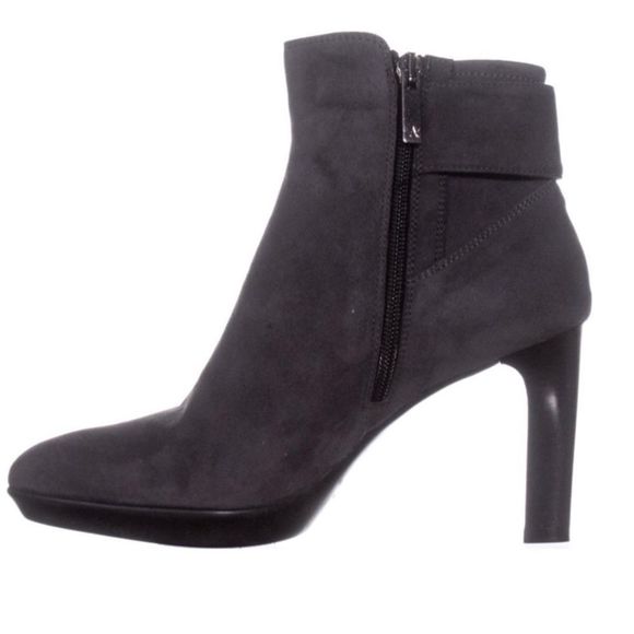 Aquatalia Rochelle Buckle Zip Up Stiletto Boots - Picture 2 of 7